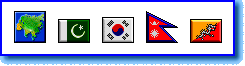 Asian Flag Icons display