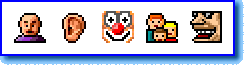 BIG PEOPLE ICONS display