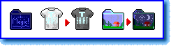 Magic Icons display