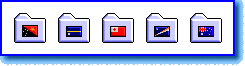 Oceanian Flag Icons display