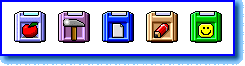 Zip Disk Icons display