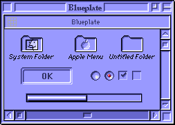 Blueplate display