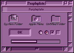 Purpleplate display