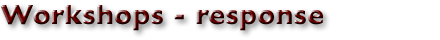 Workshops - response